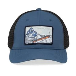 Sunday Afternoons Matterhorn Trucker -Suday afternoons artist series patch trucker matterhorn art detail fw21 2500px