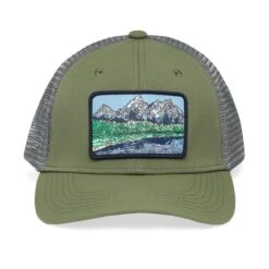 Sunday Afternoons Teton Reflection Trucker -Suday afternoons artist series patch trucker teton reflection art detail fw21 2500px