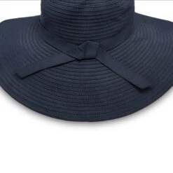 Sunday Afternoons Beach Hat -Suday afternoons beach hat navy texture hatband detail ss20 2500px