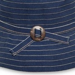 Sunday Afternoons Emma Hat -Suday afternoons emma hat navy texture hatband detail ss20 2500px