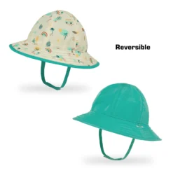 Sunday Afternoons Infant SunSkipper Bucket -Suday afternoons infant sunskipper beach day sea spray reversible web scaled