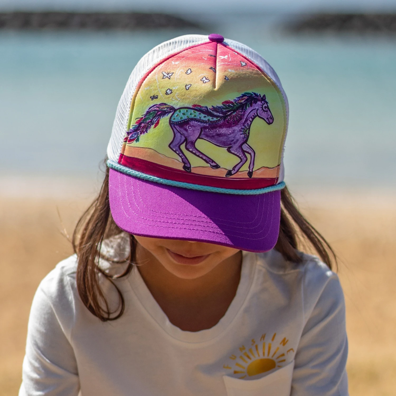 Sunday Afternoons Kids' Horse Feather Cooling Trucker 4 Sunday Afternoons Kids' Horse Feather Cooling Trucker - Image 2