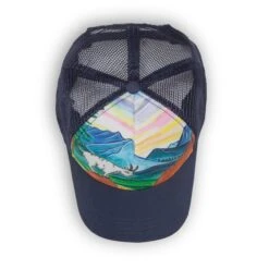 Sunday Afternoons Kids' Mountain Goat Trucker -Suday afternoons kids artist series trucker mountain goat top ss20 2500px
