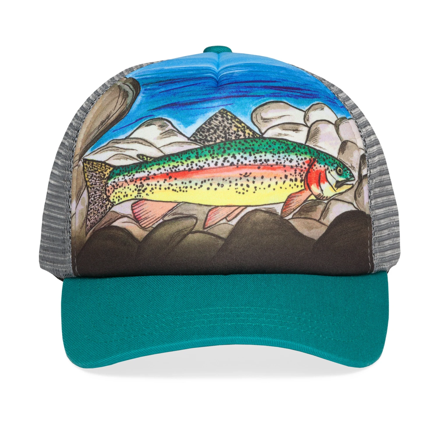 Sunday Afternoons Kids' Rainbow Trout Trucker 4 Sunday Afternoons Kids' Rainbow Trout Trucker - Image 2
