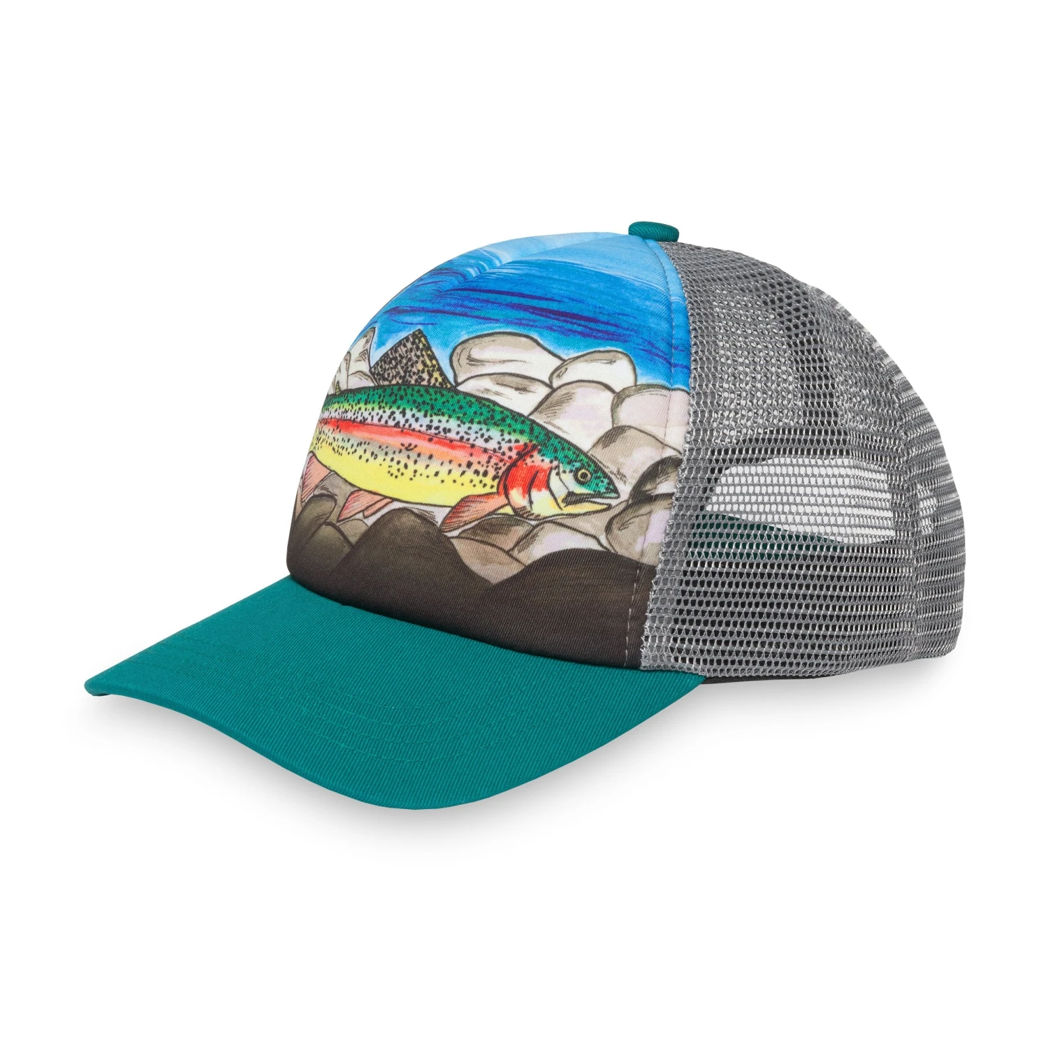 Sunday Afternoons Kids' Rainbow Trout Trucker 3 Sunday Afternoons Kids' Rainbow Trout Trucker