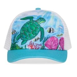 Sunday Afternoons Kids' Sea Turtle Trucker 12 Sunday Afternoons Kids' Sea Turtle Trucker -Suday afternoons kids artist series trucker sea turtle art detail ss20 2500px