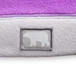 Sunday Afternoons Kids' Cozy Critter Beanie -Suday afternoons kids cozy critter beanie dewberry pewter animal patch detail fw21 2500px