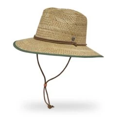 Front Page -Suday afternoons leisure hat natural green front ss23 2500px