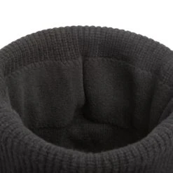 Sunday Afternoons Northerly Merino Beanie -Suday afternoons northerly merino beanie black earband detail fw22 2500px