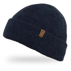 Sunday Afternoons Northerly Merino Beanie -Suday afternoons northerly merino beanie indigo front fw22