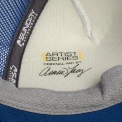 Sunday Afternoons Toddler Hummingbird Trucker -Suday afternoons toddler artist series truckers hummingbird artist stamp detail ss22 2500px